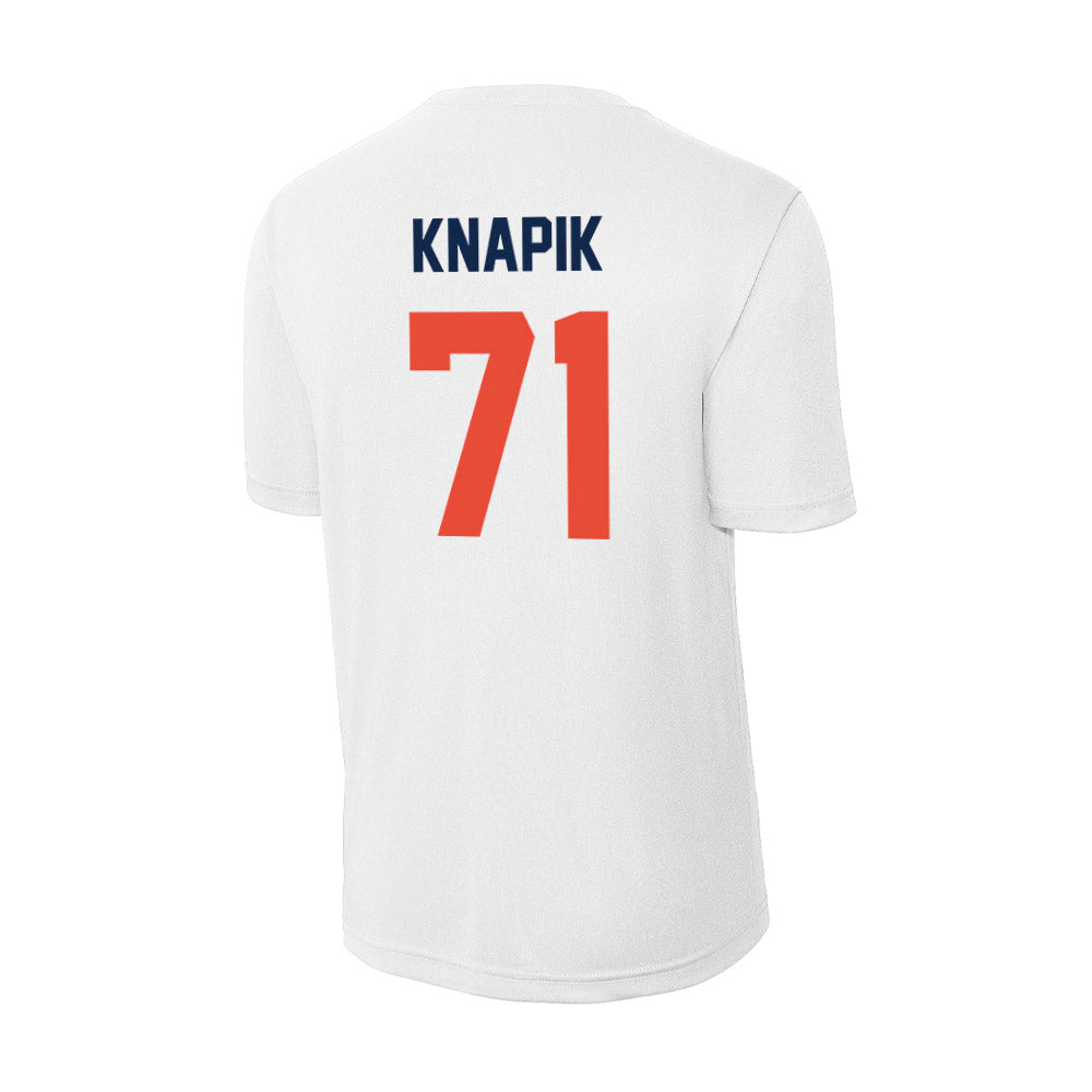 Illinois - NCAA Football : Nathan Knapik - Activewear T-Shirt-1