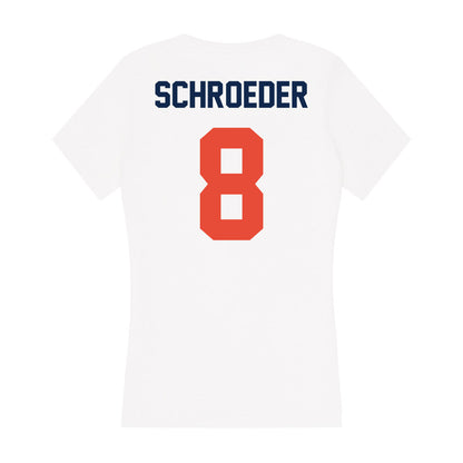 Illinois - NCAA Baseball : Jacob Schroeder - Women's V-Neck T-Shirt-1