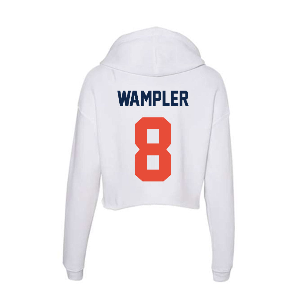 Illinois - NCAA Women's Soccer : Sophia Wampler - Women's Crop Fleece Hoodie-1