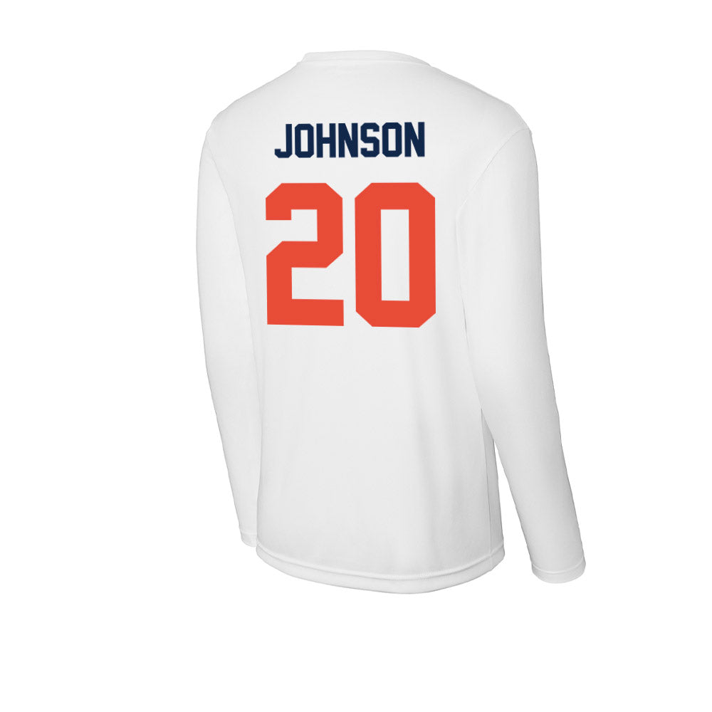 Illinois - NCAA Baseball : Ryan Johnson - Activewear Long Sleeve T-Shirt-1