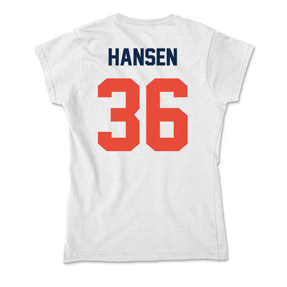 Illinois - NCAA Football : Lane Hansen - Soft Style Women’s T-Shirt-1