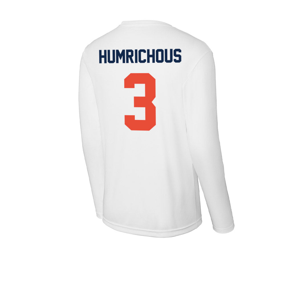 Illinois - NCAA Men's Basketball : Benjamin Humrichous - Activewear Long Sleeve T-Shirt-1