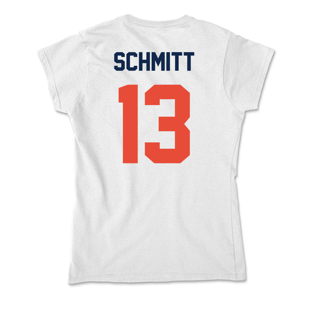 Illinois - NCAA Baseball : Tylet Schmitt - Soft Style Women’s T-Shirt-1