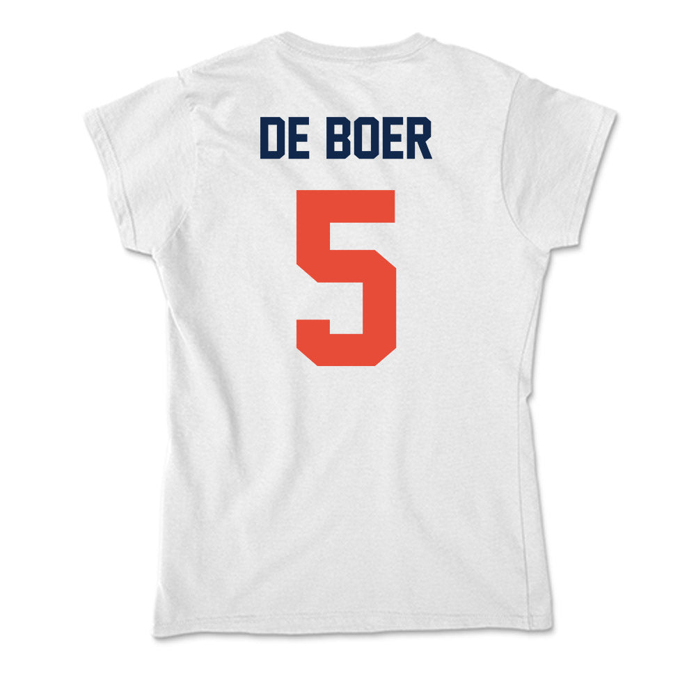 Illinois - NCAA Women's Volleyball : Taylor De Boer - Soft Style Women’s T-Shirt-1
