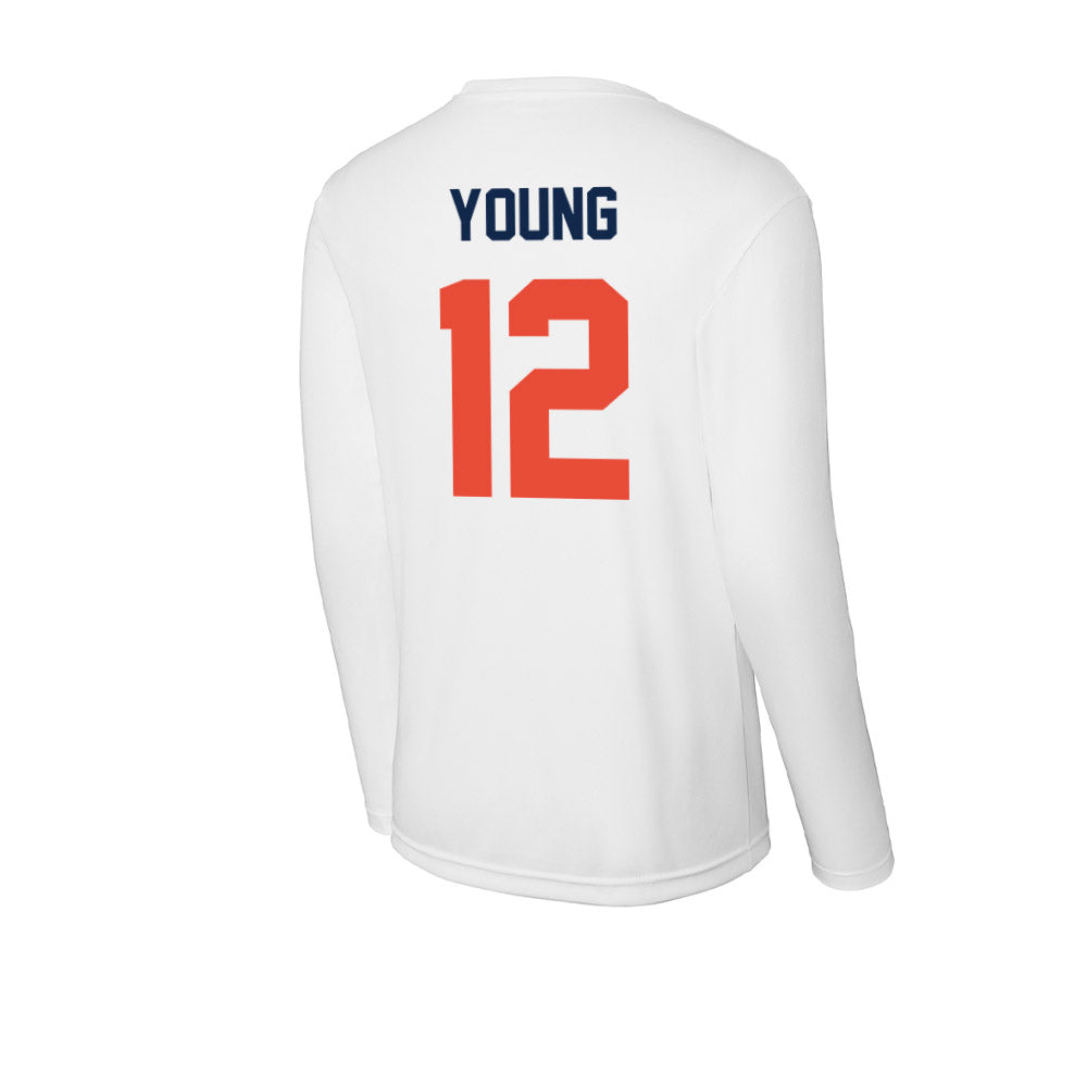 Illinois - NCAA Baseball : Ike Young - Activewear Long Sleeve T-Shirt-1