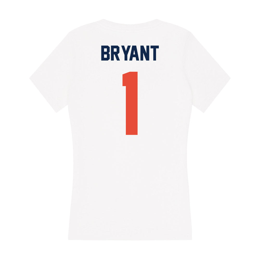 Illinois - NCAA Women's Basketball : Genesis Bryant - Women's V-Neck T-Shirt-1