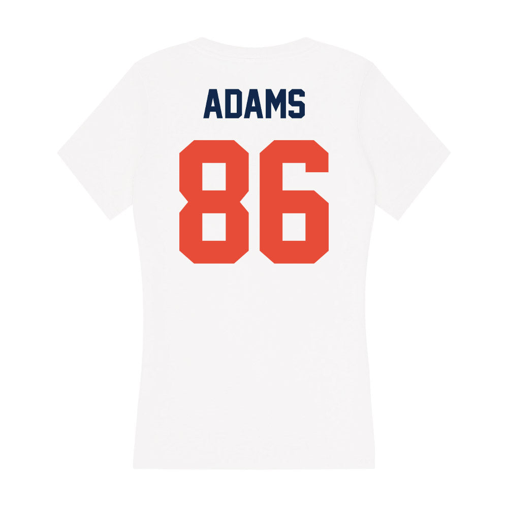 Illinois - NCAA Football : Weston Adams - Women's V-Neck T-Shirt-1