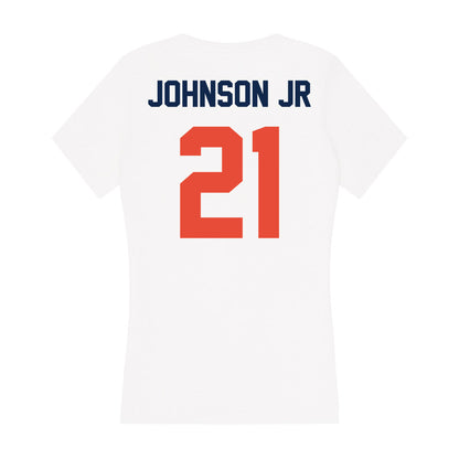 Illinois - NCAA Men's Basketball : Morez Johnson Jr - Women's V-Neck T-Shirt-1