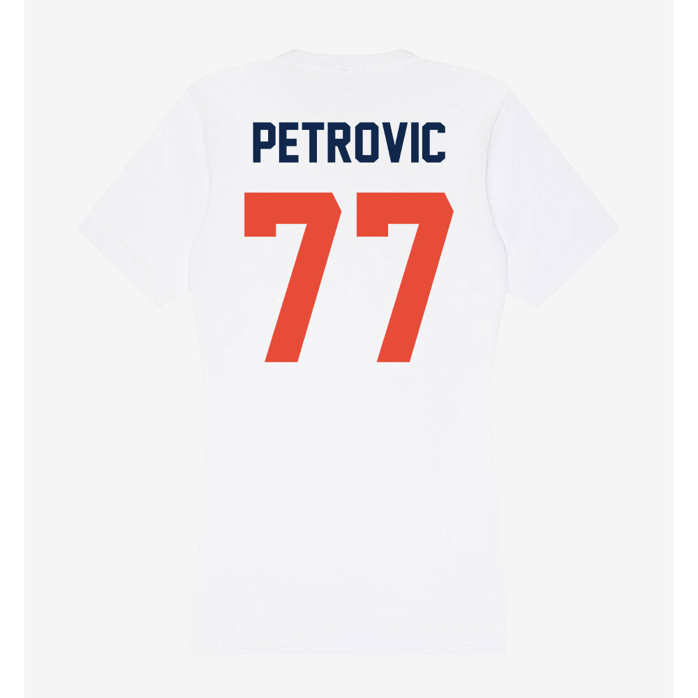 Illinois - NCAA Men's Basketball : Mihailo Petrovic - Women's V-Neck T-Shirt-1