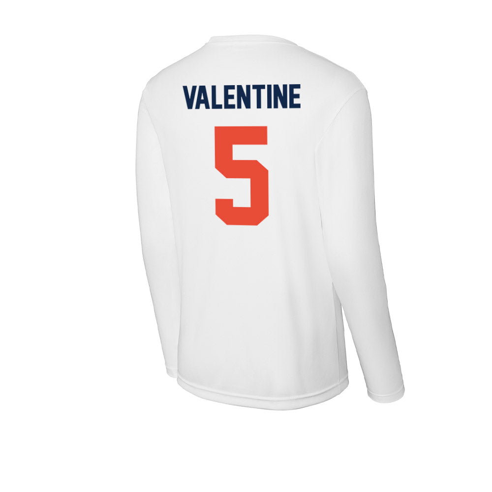 Illinois - NCAA Football : Ca'Lil Valentine - Activewear Long Sleeve T-Shirt