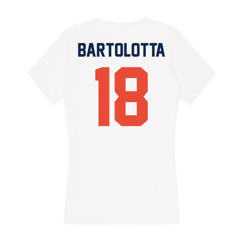 Illinois - NCAA Football : Michael Bartolotta - Women's V-Neck T-Shirt-1