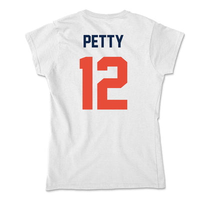Illinois - NCAA Football : Trey Petty - Soft Style Women’s T-Shirt-1