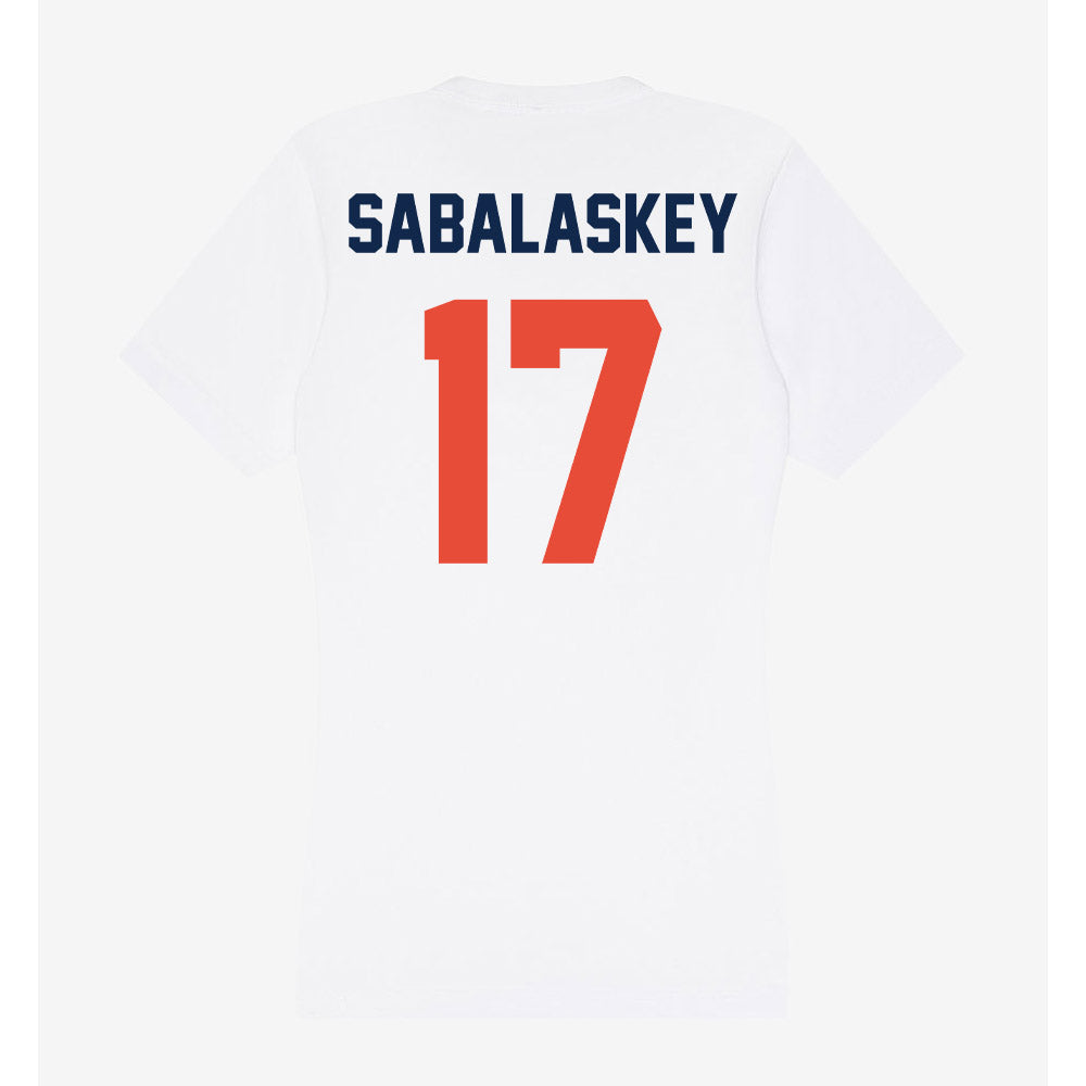 Illinois - NCAA Softball : Abby Sabalaskey - Women's V-Neck T-Shirt-1