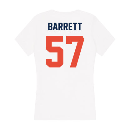 Illinois - NCAA Football : Zach Barrett - Women's V-Neck T-Shirt-1