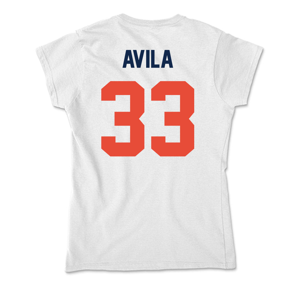 Illinois - NCAA Softball : Yazzy Avila - Soft Style Women’s T-Shirt-1