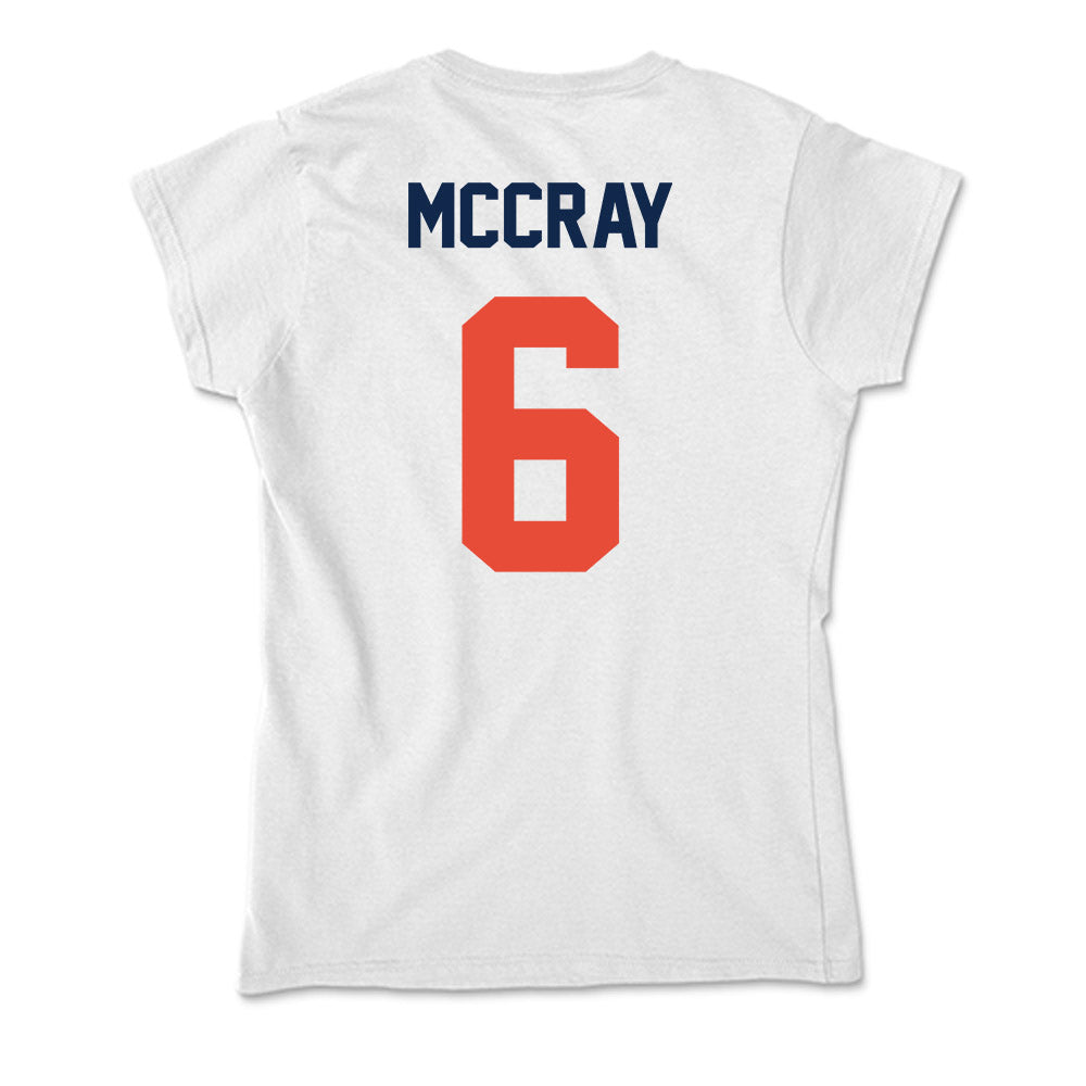 Illinois - NCAA Football : Josh McCray - Soft Style Women’s T-Shirt-1