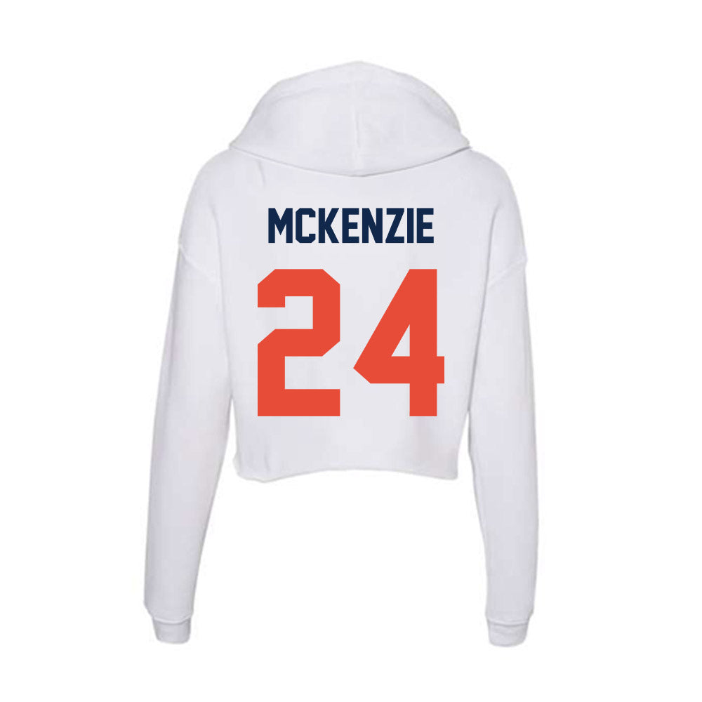 Illinois - NCAA Women's Basketball : Adalia McKenzie - Women's Crop Fleece Hoodie-1