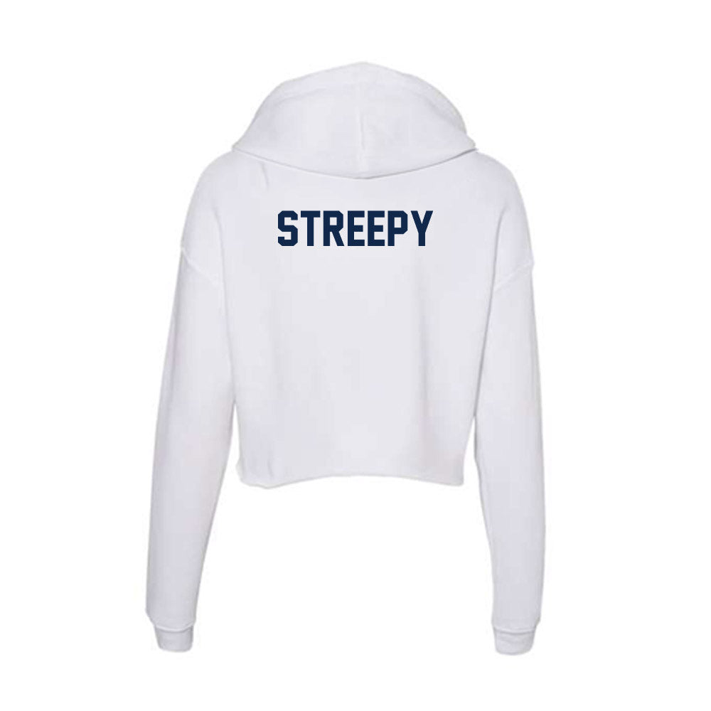 Illinois - NCAA Women's Track & Field (Outdoor) : Jess Streepy - Women's Crop Fleece Hoodie-1