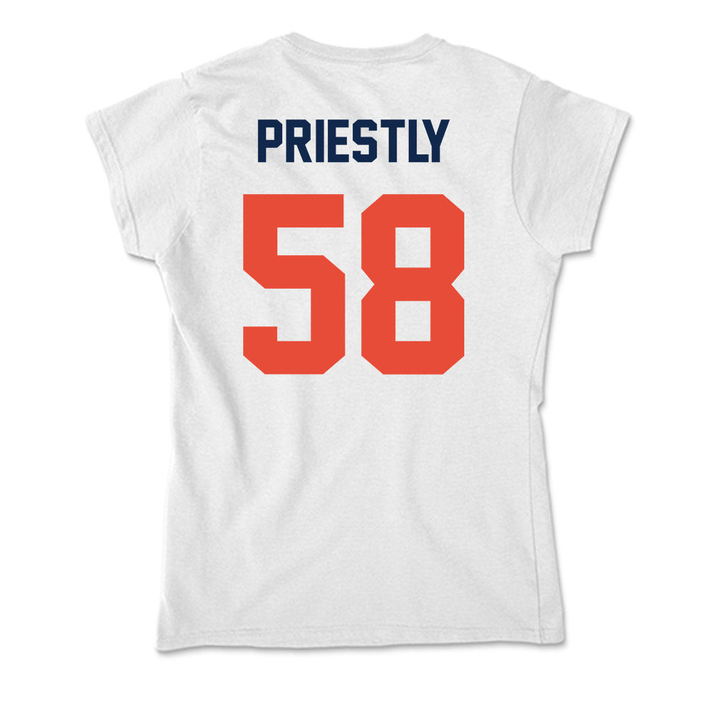 Illinois - NCAA Football : Melvin Priestly - Soft Style Women’s T-Shirt-1