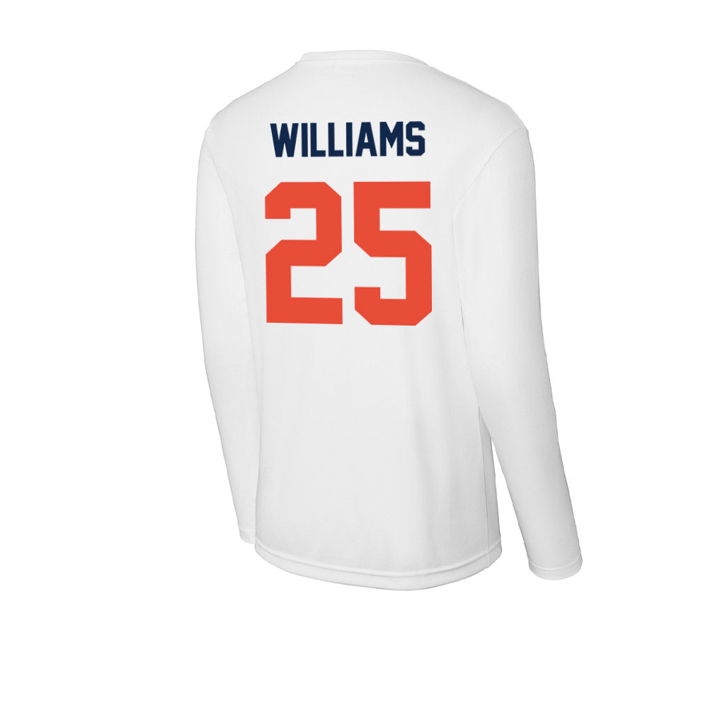 Illinois - NCAA Men's Basketball : Max Williams - Activewear Long Sleeve T-Shirt