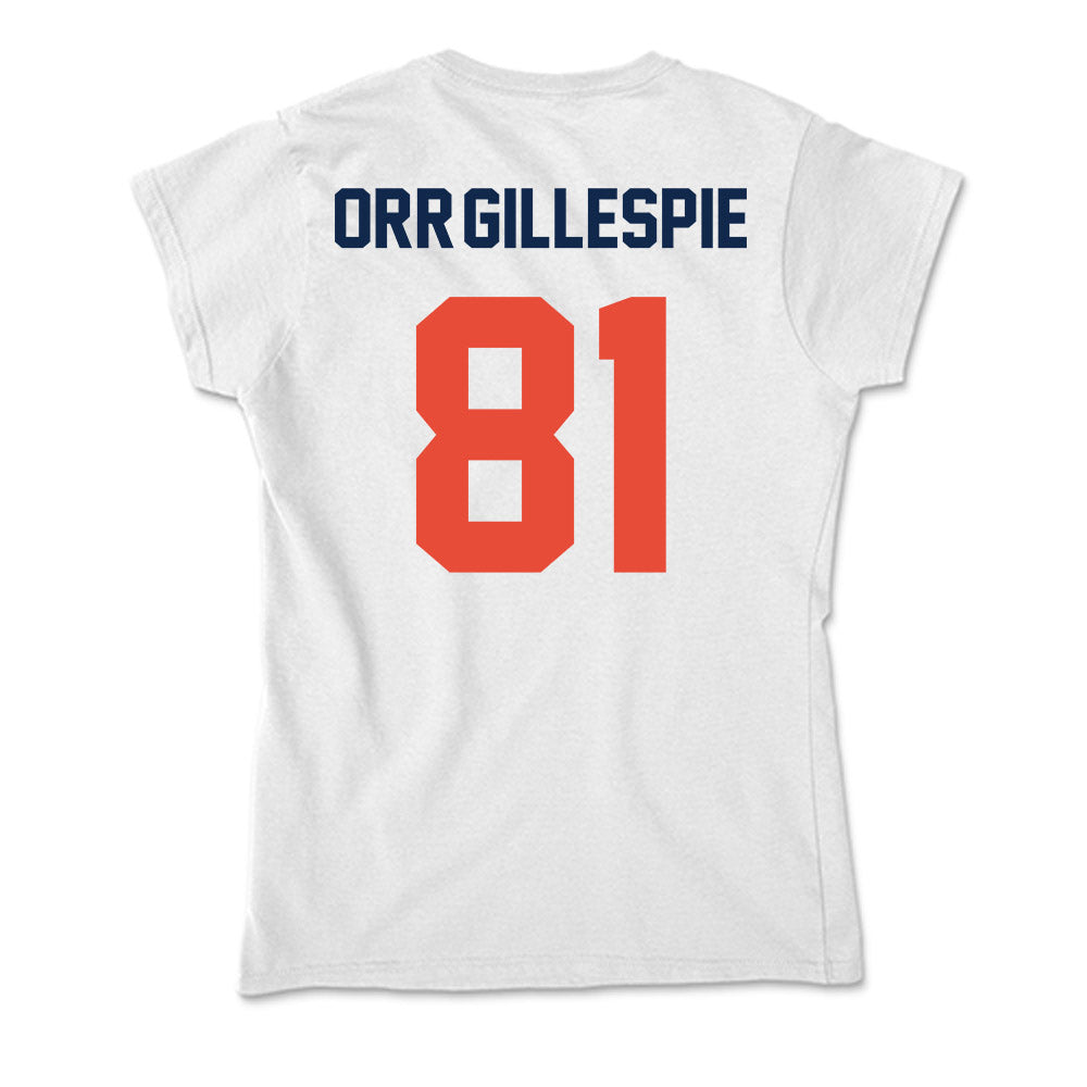 Illinois - NCAA Football : Carlos Orr-Gillespie - Soft Style Women’s T-Shirt-1