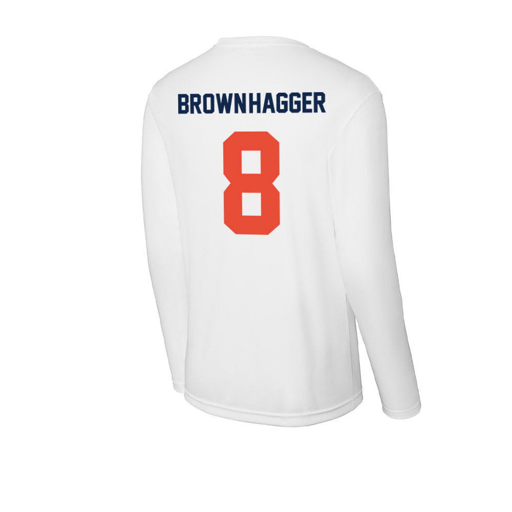 Illinois - NCAA Women's Basketball : Jasmine Brown-Hagger - Activewear Long Sleeve T-Shirt-1