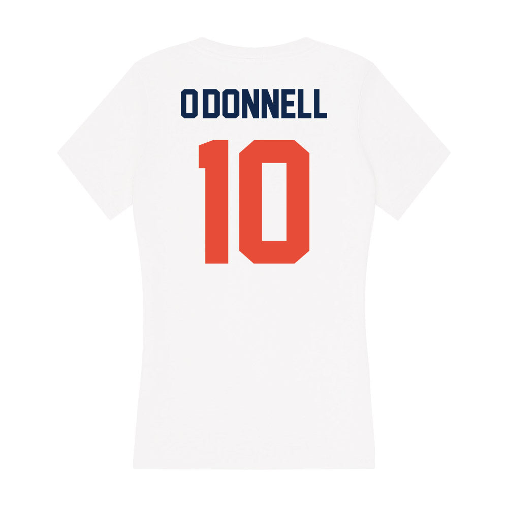 Illinois - NCAA Baseball : Aden O'Donnell - Women's V-Neck T-Shirt-1