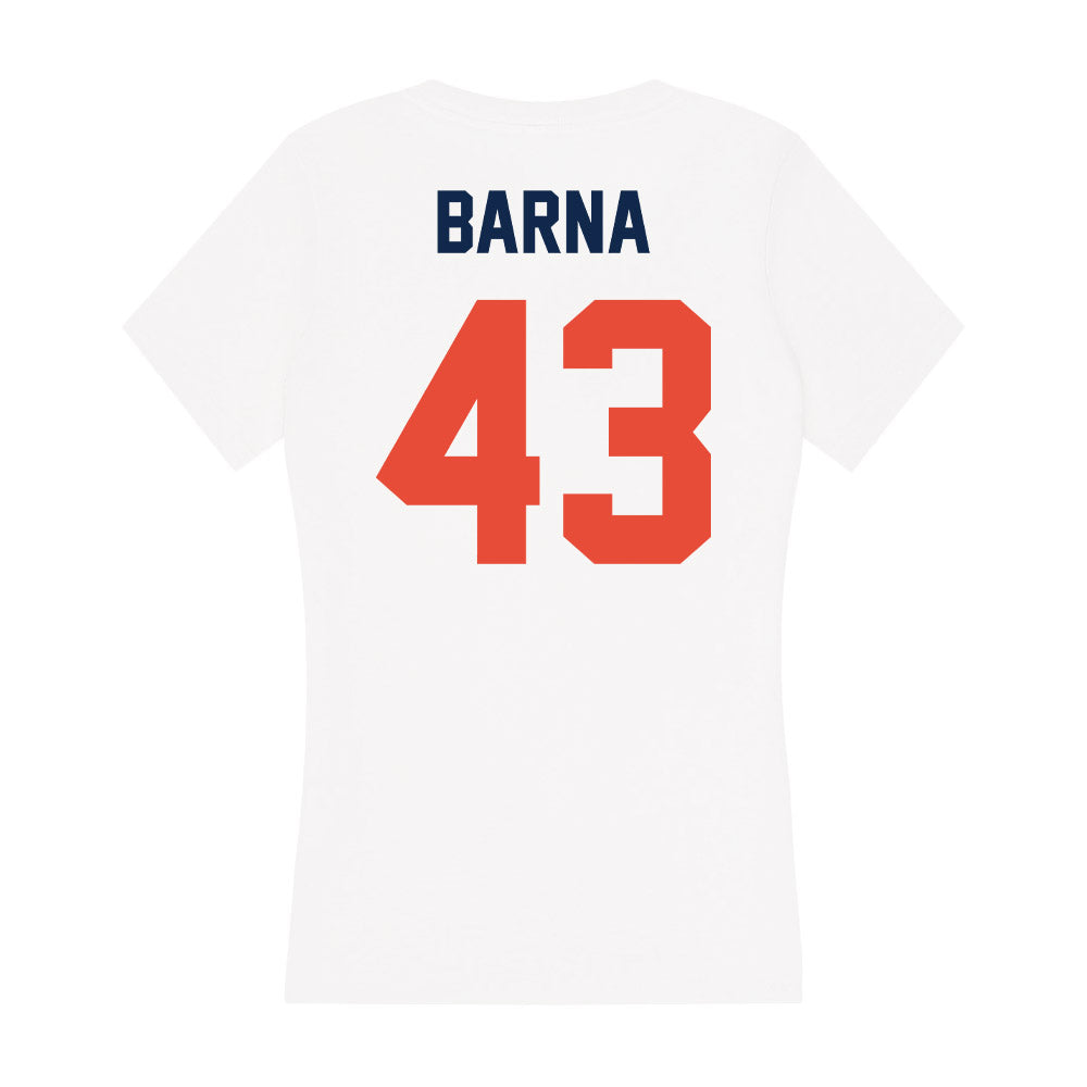 Illinois - NCAA Football : Joe Barna - Women's V-Neck T-Shirt-1
