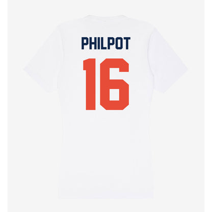 Illinois - NCAA Women's Volleyball : Ashlyn Philpot - Women's V-Neck T-Shirt-1