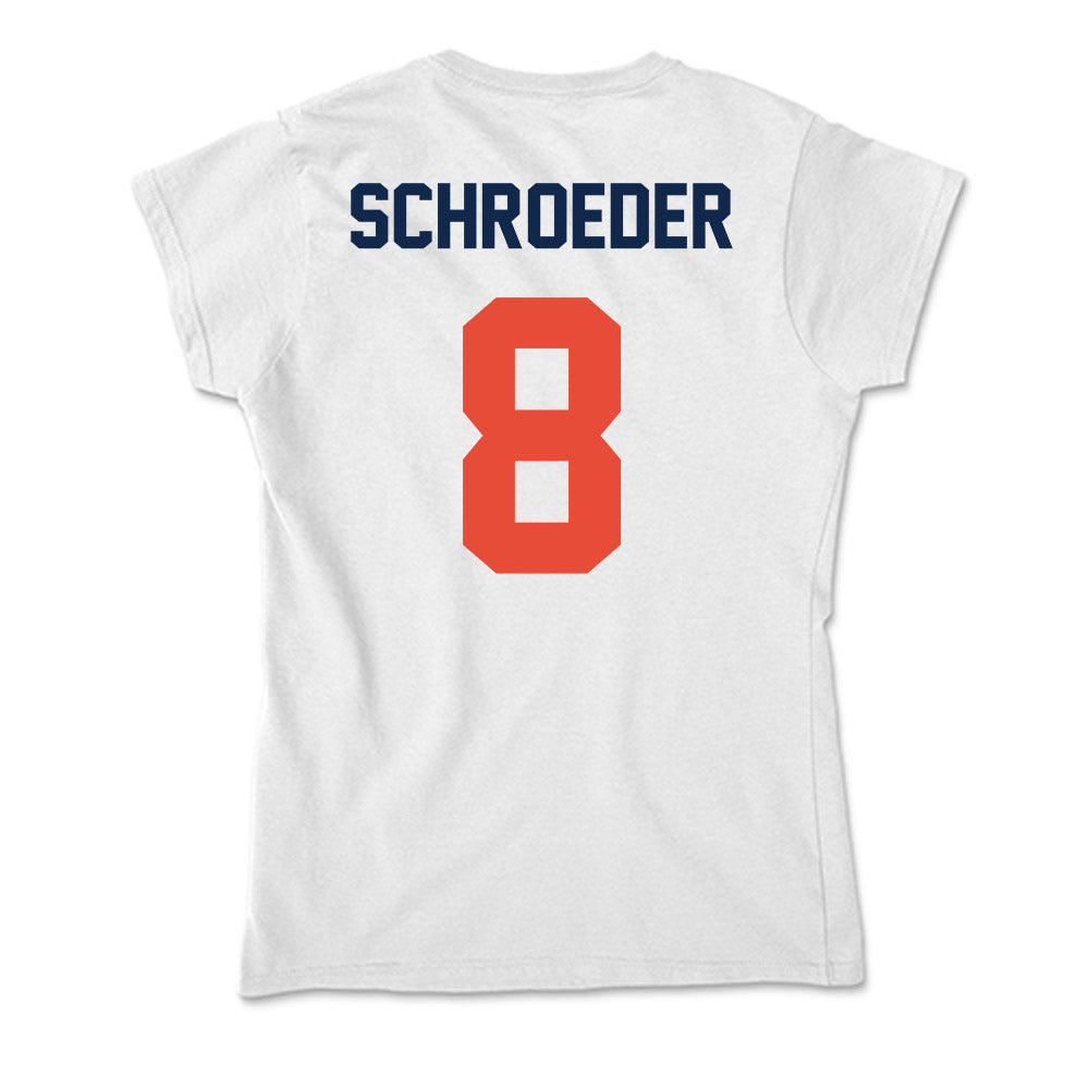 Illinois - NCAA Baseball : Jacob Schroeder - Soft Style Women’s T-Shirt-1