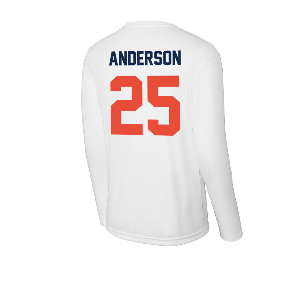 Illinois - NCAA Football : Jordan Anderson - Activewear Long Sleeve T-Shirt