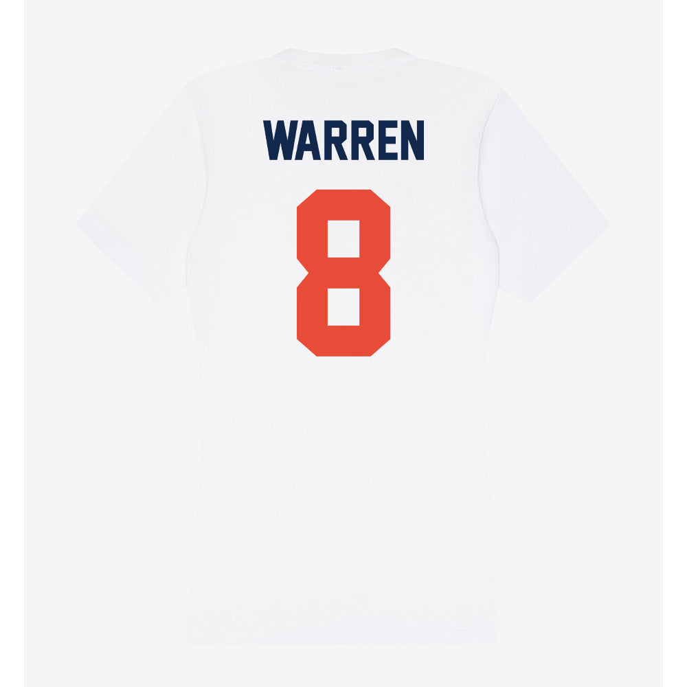 Illinois - NCAA Football : Jeremiah Warren - Women's V-Neck T-Shirt-1