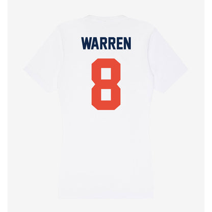 Illinois - NCAA Football : Jeremiah Warren - Women's V-Neck T-Shirt-1