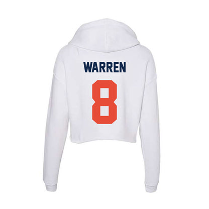 Illinois - NCAA Football : Jeremiah Warren - Women's Crop Fleece Hoodie-1