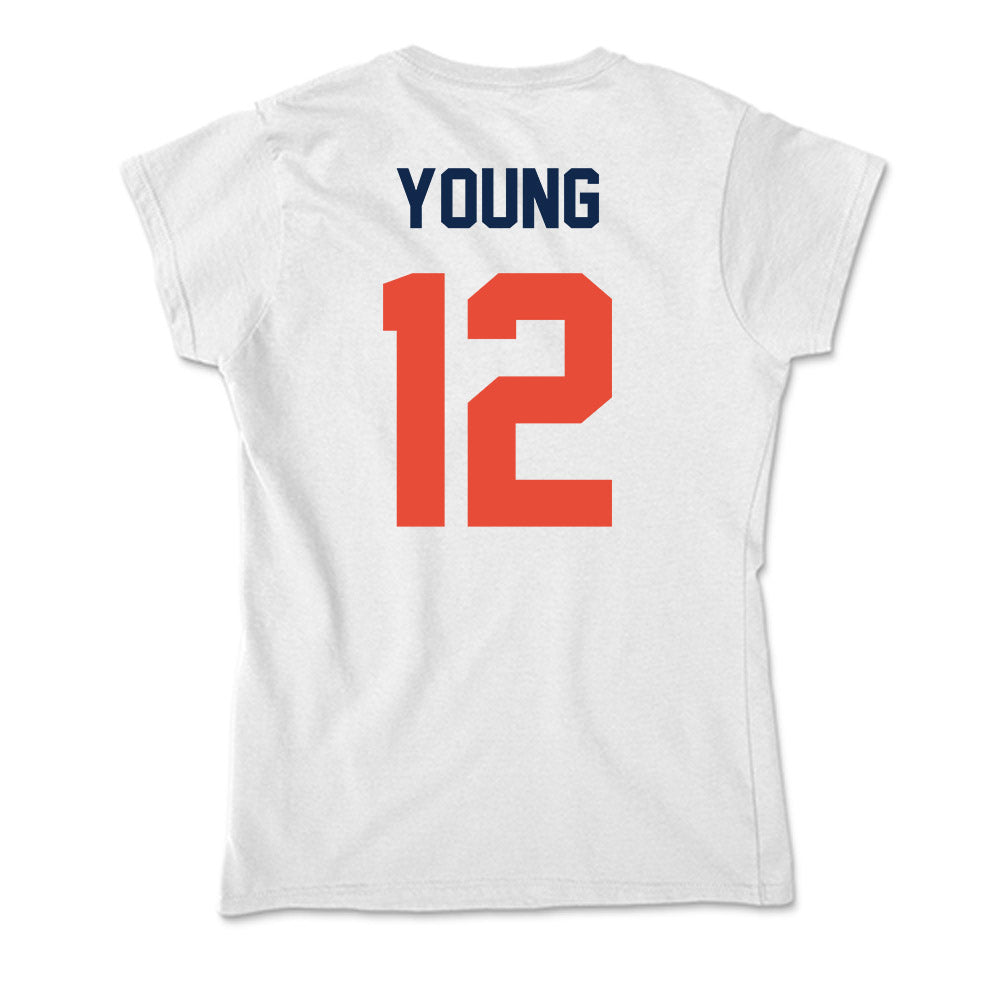 Illinois - NCAA Baseball : Ike Young - Soft Style Women’s T-Shirt-1