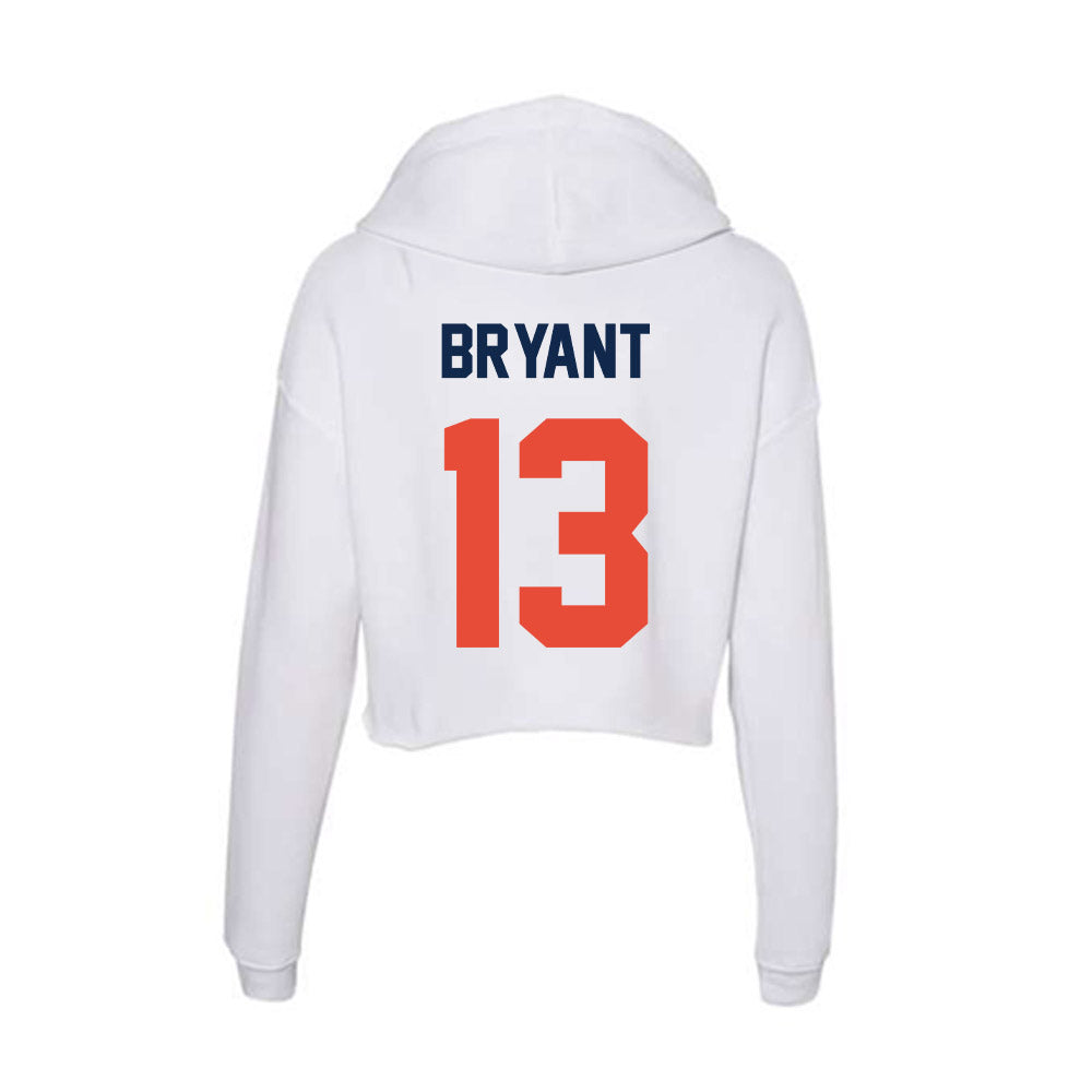 Illinois - NCAA Football : Pat Bryant - Women's Crop Fleece Hoodie-1