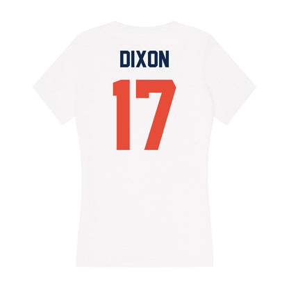 Illinois - NCAA Football : Collin Dixon - Women's V-Neck T-Shirt-1