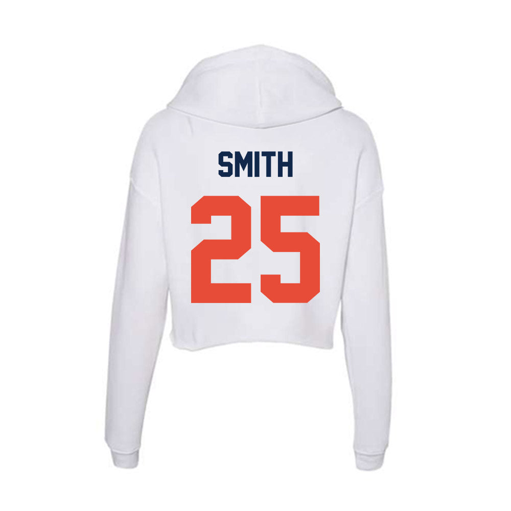 Illinois - NCAA Women's Basketball : Hayven Smith - Women's Crop Fleece Hoodie-1