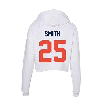 Illinois - NCAA Women's Basketball : Hayven Smith - Women's Crop Fleece Hoodie-1