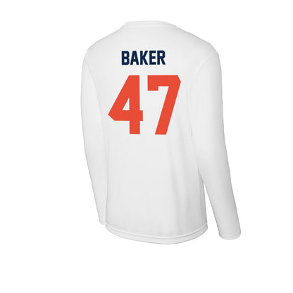 Illinois - NCAA Football : Easton Baker - Activewear Long Sleeve T-Shirt