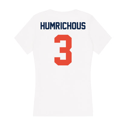 Illinois - NCAA Men's Basketball : Benjamin Humrichous - Women's V-Neck T-Shirt-1