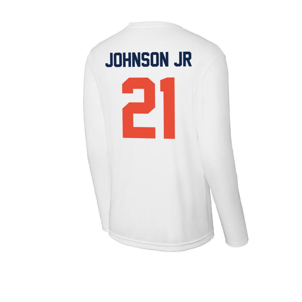 Illinois - NCAA Men's Basketball : Morez Johnson Jr - Activewear Long Sleeve T-Shirt-1