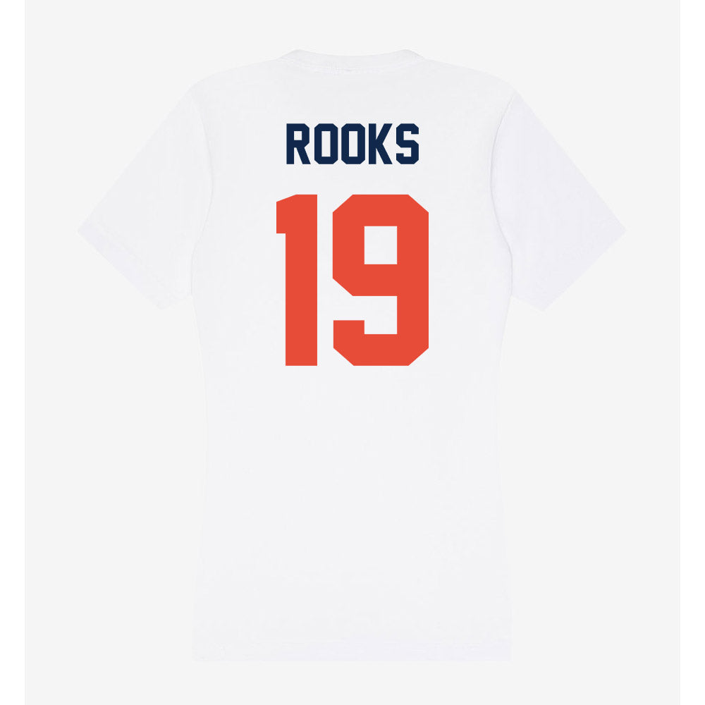 Illinois - NCAA Football : Tyson Rooks - Women's V-Neck T-Shirt-1