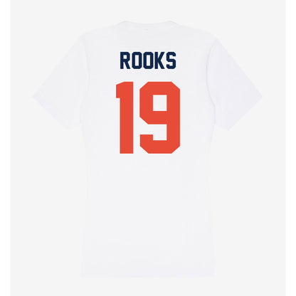 Illinois - NCAA Football : Tyson Rooks - Women's V-Neck T-Shirt-1