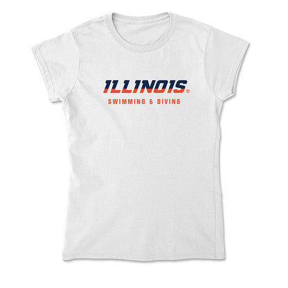 Illinois - NCAA Women's Swimming & Diving : Alexis Wendel - Soft Style Women’s T-Shirt-0