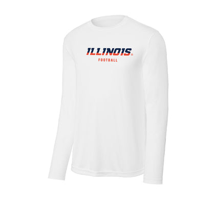 Illinois - NCAA Football : Easton Baker - Activewear Long Sleeve T-Shirt