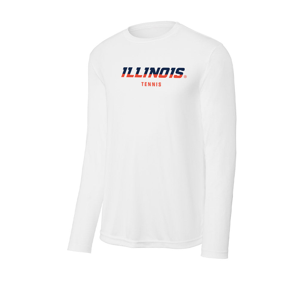 Illinois - NCAA Men's Tennis : William Mroz - Activewear Long Sleeve T-Shirt-0