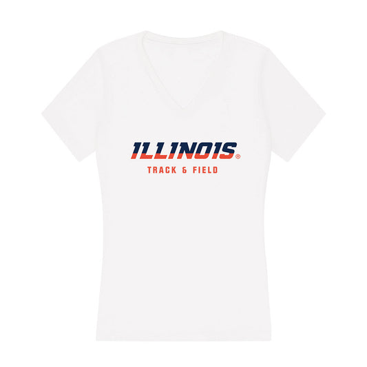Illinois - NCAA Women's Track & Field : Rose Yeboah - Women's V-Neck T-Shirt-0