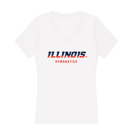 Illinois - NCAA Women's Gymnastics : Hayden Seymour - Women's V-Neck T-Shirt-0