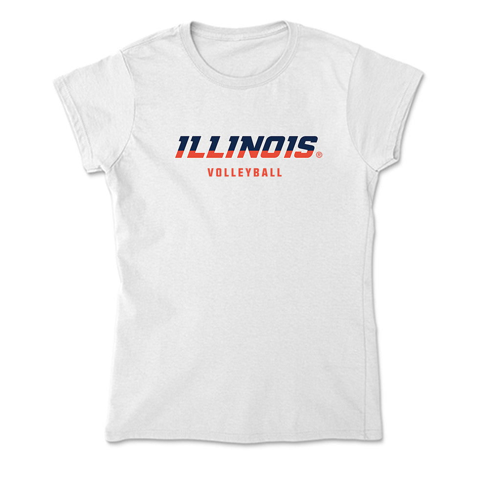 Illinois - NCAA Women's Volleyball : Ashlyn Philpot - Soft Style Women’s T-Shirt-0